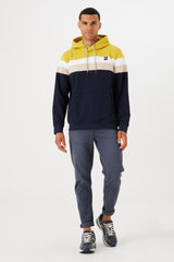 N41271 Colour Block Pullover Hoodie