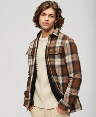 Sherpa Lined Miller Wool Overshirt