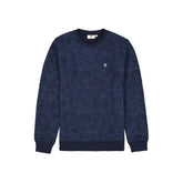 O41065 Pullover Sweater with Palm Leaf Pattern