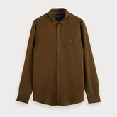 Regular Fit Pocketed Lyocell Shirt