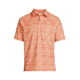 Hibiscus Tiles IslandZone Polo