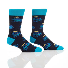 Boats & Fish Crew Socks