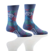 Passport Stamps Crew Socks
