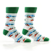 Snow Trails Crew Socks