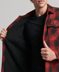 Sherpa Lined Miller Wool Overshirt