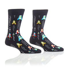 Space Rocket Crew Socks