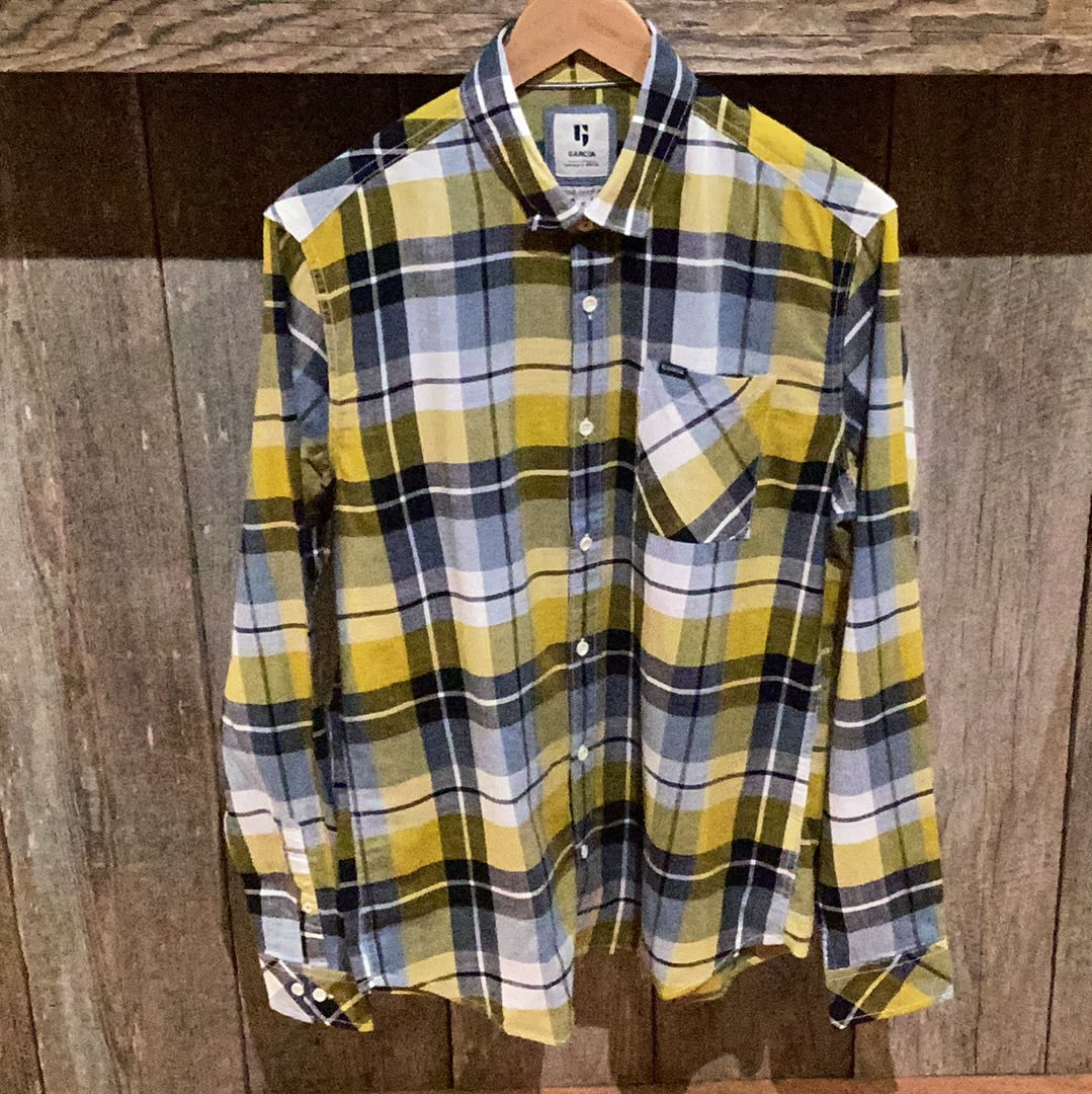 N41280 Plaid L/S Button-Up Shirt