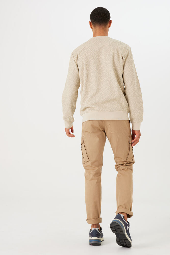 N41270 Printed Pullover Sweater