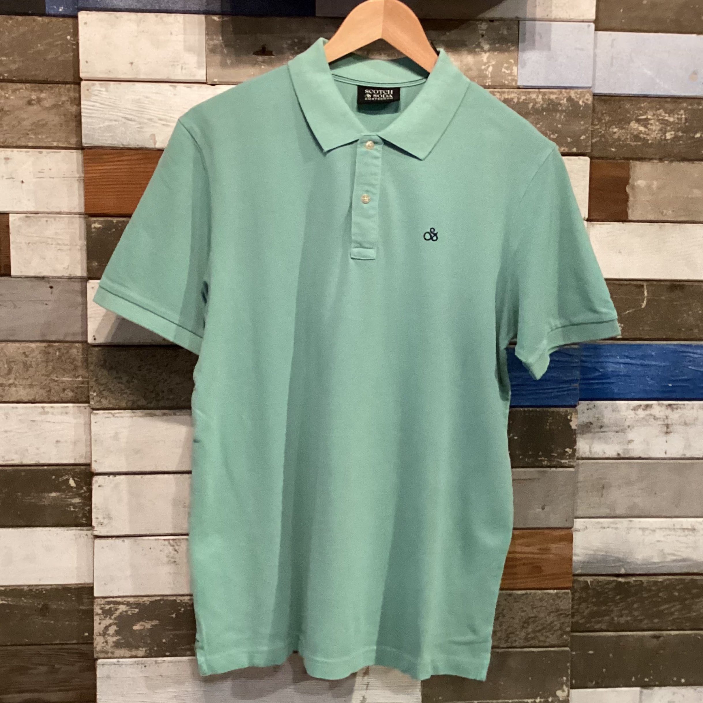 Garment-Dyed Pique Polo Shirt