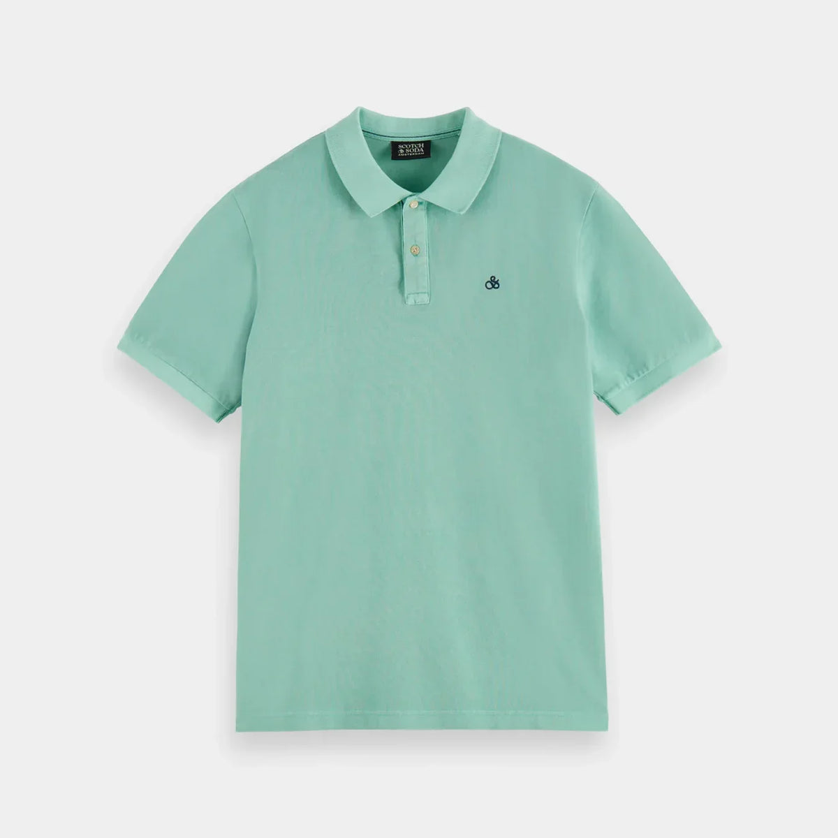 Garment-Dyed Pique Polo Shirt
