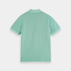 Garment-Dyed Pique Polo Shirt
