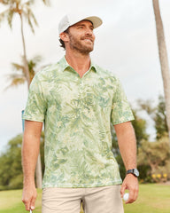 Costa Wave Lush Lines IslandZone Polo