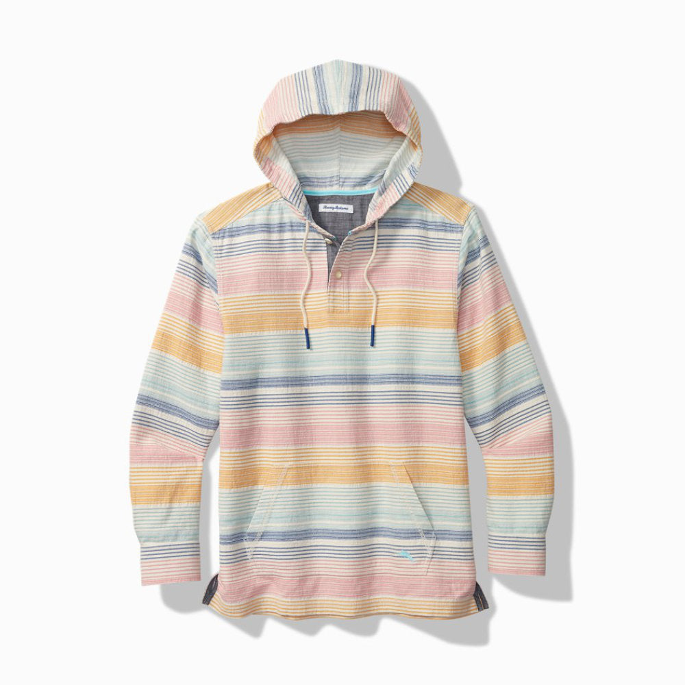 Sunrise Baja Linen-Blend Hoodie